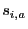 $ s_{i,a}$